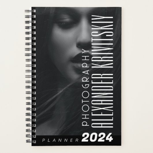 Professionele Fotograaf Zwart & Wit Planner (Voorkant)