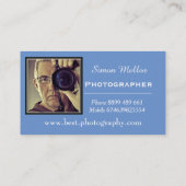 Professionele fotografen op maat visitekaartje (Achterkant)