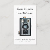 Professionele fotografie  camera Foto Visitekaartje (Voorkant)