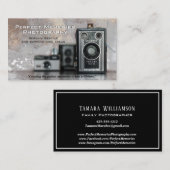 Professionele fotografie  camera Foto Visitekaartje (Voorkant / Achterkant)