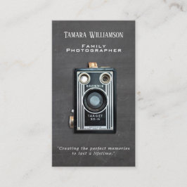 Professionele fotografie  camera Foto Visitekaartje
