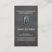 Professionele fotografie  camera Foto Visitekaartje (Achterkant)