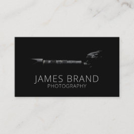 Professionele Fotografie Camera Zwart Visitekaartje