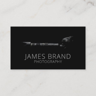 Professionele Fotografie Camera Zwart Visitekaartje