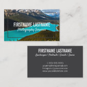 Professionele fotografie, donkere Visitekaartjes (Voorkant / Achterkant)