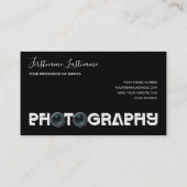 Professionele fotografie fotograaf Videograaf Visitekaartje (Achterkant)