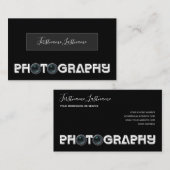 Professionele fotografie fotograaf Videograaf Visitekaartje (Voorkant / Achterkant)