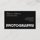 Professionele fotografie fotograaf Videograaf Visitekaartje (Achterkant)