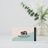 Professionele fotografie met eigen merk visitekaartje (Staand voorkant)