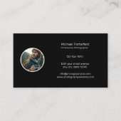 Professionele fotografie visitekaartje (Voorkant)