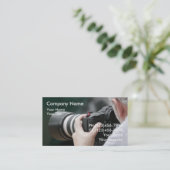 Professionele fotografie visitekaartje (Staand voorkant)