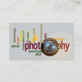 Professionele fotografie visitekaartje (Voorkant)