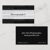 Professionele fotografie-Visitekaartje - beweging Visitekaartje (Voorkant / Achterkant)