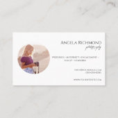 Professionele foto's | Fotografie, volledige foto Visitekaartje (Achterkant)