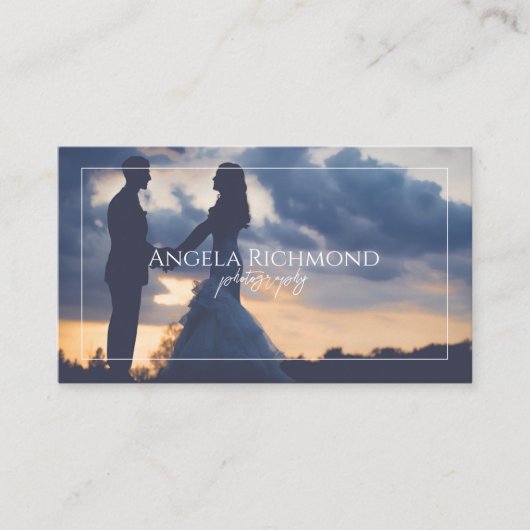 Professionele foto's | Fotografie, volledige foto Visitekaartje (Voorkant)