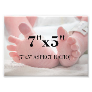 Professionele fotosjabloon 7 x 5 Aspectverhouding Foto Afdruk