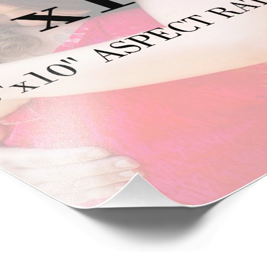 Professionele fotosjabloon 8 x 10 Aspectverhouding Foto Afdruk (Hoek)