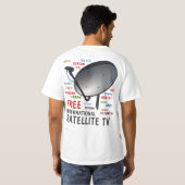 PROFESSIONELE FTA SATELLITE DISH TECHNICIAN T-SHIRT (Achterkant volledig)