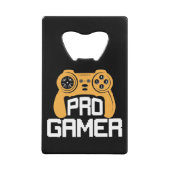 Professionele gamer creditkaart flessenopener (Voorkant)