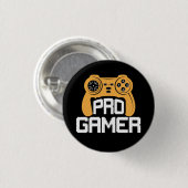 Professionele gamer ronde button 3,2 cm (Voorkant /achterkant)