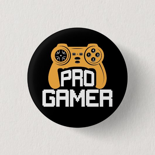 Professionele gamer ronde button 3,2 cm (Voorkant)
