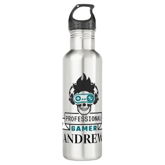 Professionele gamer waterfles  (Voorkant)