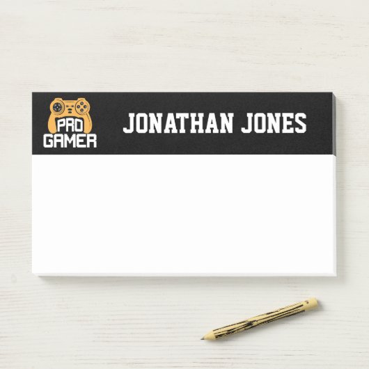 Professionele gamernotities post-it® notes (Op bureau)