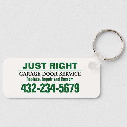 Professionele garagedeur sleutelhanger (Voorkant)