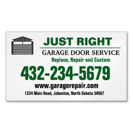 Professionele Garagedeurservice Magnetische Kaart Magnetisch Visitekaartje