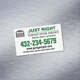 Professionele garagedeurservice Magnetische kaart Magnetisch Visitekaartje