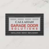 Professionele garagedeurservices visitekaartje (Voorkant)