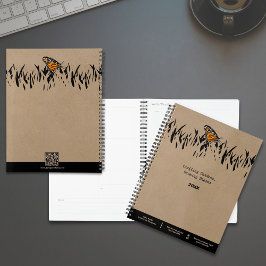 Professionele gazon silhouet vlinder afspraak planner