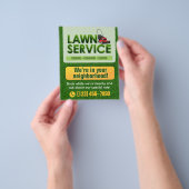 Professionele Gazon Verzorgingsdienst Flyer (Hand)