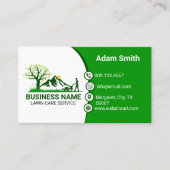 Professionele gazonverzorging Groen & Fresh Yard W Visitekaartje (Voorkant)