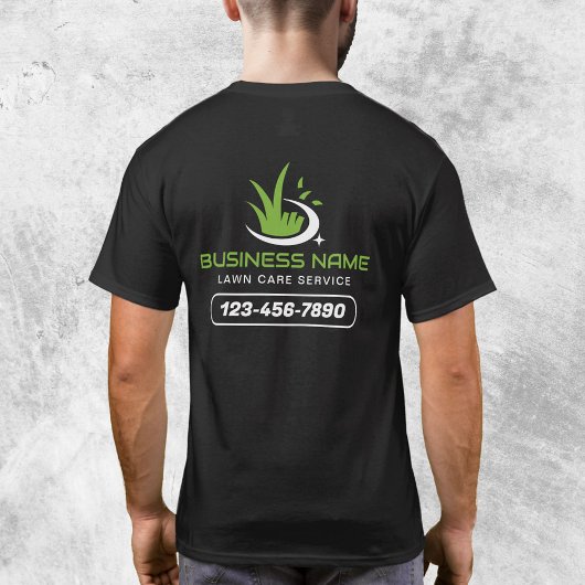 Professionele Gazonverzorging Logo Landschapsdiens T-shirt