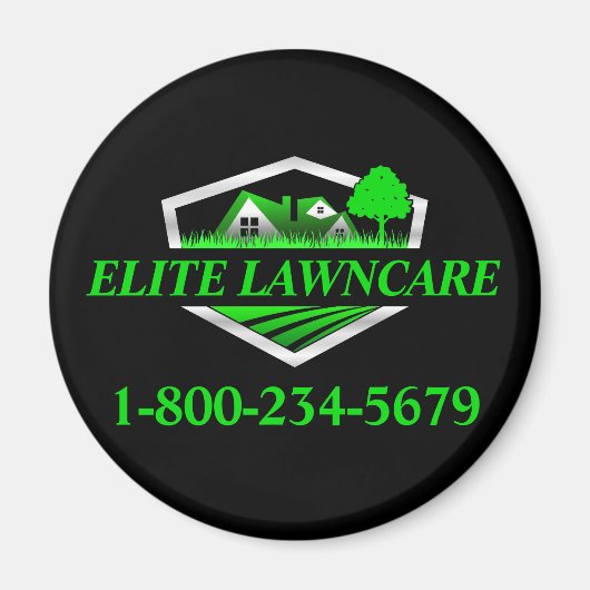 Professionele gazonverzorging magneet (Voorkant)