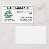 Professionele gazonverzorging visitekaartje (Voorkant / Achterkant)