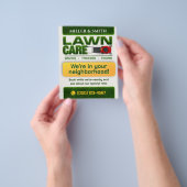 Professionele Gazonverzorgingsdienst Flyer (Hand)