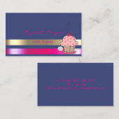 Professionele geavanceerde moderne, gestreept, cup visitekaartje (Voorkant / Achterkant)