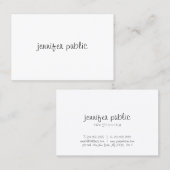 Professionele gecalligrafeerde moderne, schone Sja Visitekaartje (Voorkant / Achterkant)