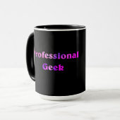 Professionele Geek koffie mok (Voorkant links)