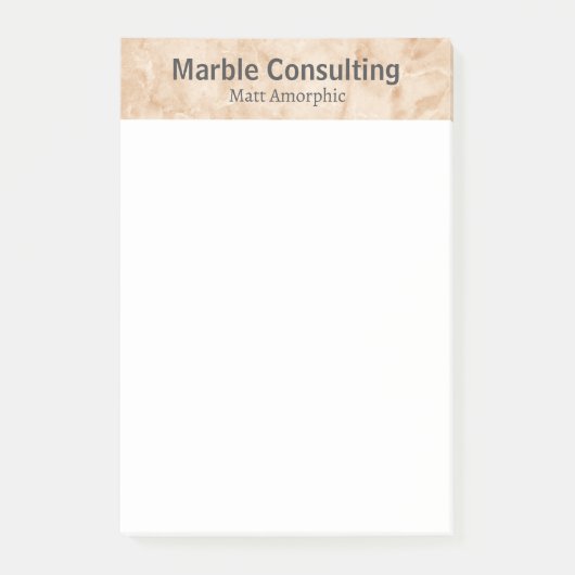 Professionele geologische advies Marble Post-it® Notes (Voorkant)
