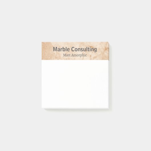 Professionele geologische adviesbureau marmer post-it® notes (Voorkant)