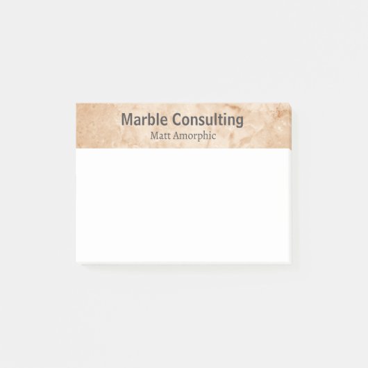 Professionele geologische adviesbureau marmer post-it® notes (Voorkant)