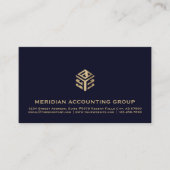 Professionele geometrische Logo Visitekaartje (Voorkant)