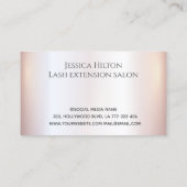 Professionele geometrische make-up oogborstelslage visitekaartje (Achterkant)