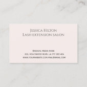 Professionele geometrische make-up oogborstelslage visitekaartje (Achterkant)