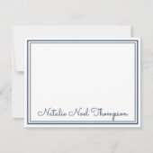 Professionele Gepersonaliseerde Monogramnaam Marin Notitiekaartje (Voorkant)