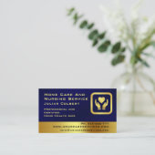 Professionele geregistreerde verpleegkundige visitekaartje (Staand voorkant)