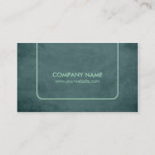 Professionele getextureerde groene consultant visitekaartje (Voorkant)